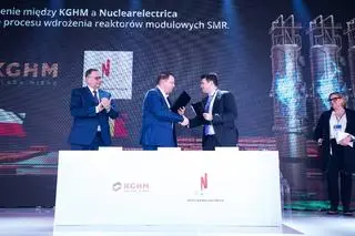 KGHM Polska Miedź SA i SN Nuclearelectrica SA podpisały memorandum o współpracy przy rozwoju SMR