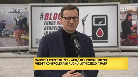 Premier Morawiecki o konflikcie w PAŻP