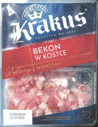 Bekon wycofywany z obrotu