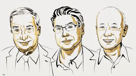 Joel Mokyr, Philippe Aghion oraz Peter Howitt to laureaci Nagrody Nobla z ekonomii w 2025 roku