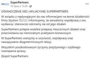 Oświadczenie SuperPartners