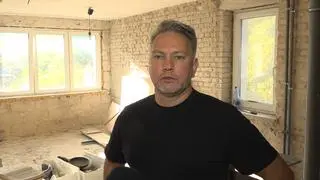 Krzysztof Lewandowski opowiada o pożarze przy ul. Andersa 30 w Sopocie