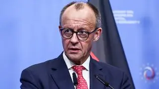 Friedrich Merz podczas berlińskiego szczytu poświęconego suwerenności cyfrowej
