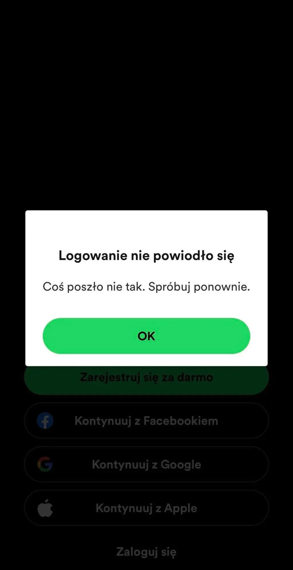 Aktualnie czytasz: Awaria Spotify usunięta