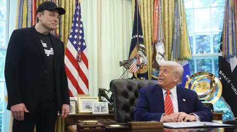 Donald Trump żegna Elona Muska
