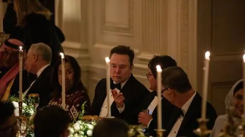 Elon Musk na obiedzie Donalda Trumpa