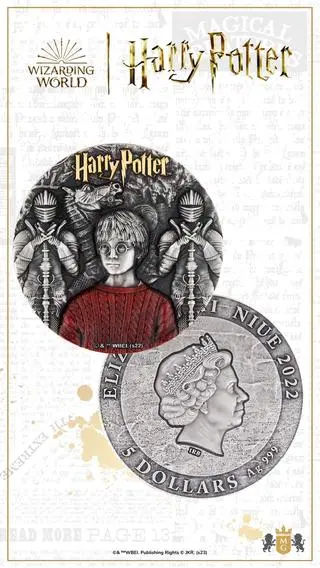 Harry Potter na kolekcjonerskiej monecie