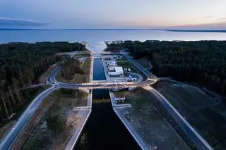 Kanał żeglugowy przez Mierzeję Wiślaną