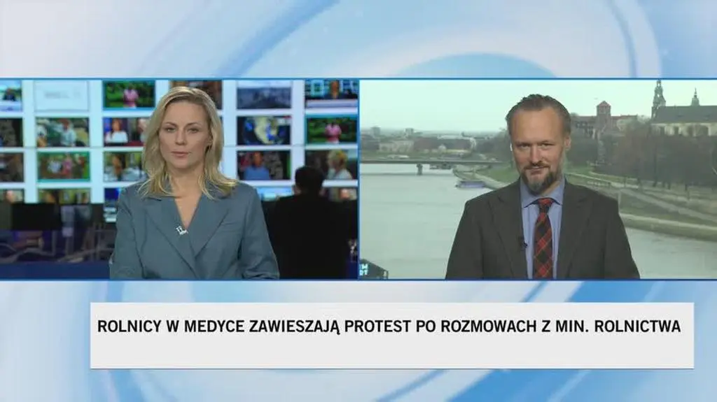 Rolnicy zawieszają protest w Medyce