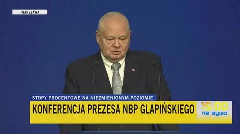 Prezes NBP Adam Glapiński o inflacji
