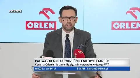 Obajtek: na rynku mogłaby wybuchnąć panika