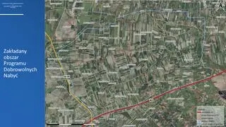 Zakładany obszar Programu Dobrowolnych Nabyć