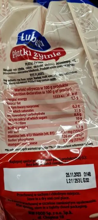 Płatki Lubelli wycofane przez GIS