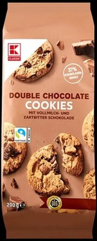 K-Classic Ciastka z podwójną czekoladą 200 g