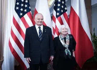 Adam Glapiński i Janet Yellen 