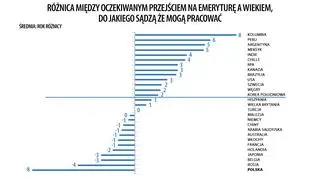 Oczekiwany wiek przejść na emeryturę a zdolność do pracy