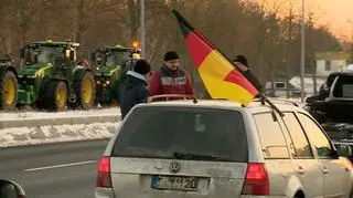 Protest niemieckich przewoźników
