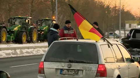 Protest niemieckich przewoźników