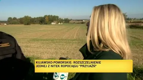"Powstała spora kałuża - mieszanina wody i ropy"
