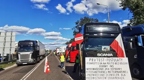 Protest przewoźników na granicy polsko-ukraińskiej. Premier o sytuacji