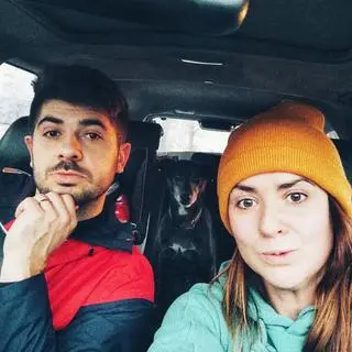 Burza Śnieg. Marta i Bartek Berthold
