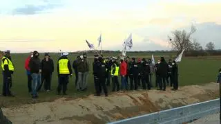 Protest rolników Agrounii we Wrześni, 5 marca 2021 