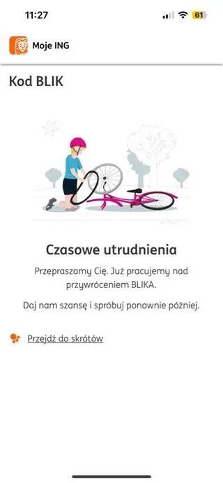 Aktualnie czytasz: Awaria w dużym banku usunięta