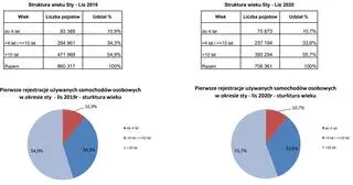 Struktura wieku importowanych samochodów