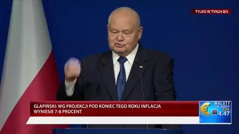 Adam Glapiński, Prezes NBP, "Kończymy cykl podwyżek"