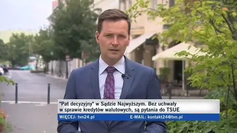 SN nie podjął decyzji w sprawie kredytów frankowych