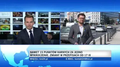 Nowy taryfikator punktów karnych