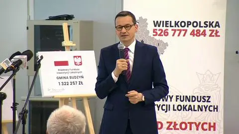 Premier Mateusz Morawiecki w Obornikach