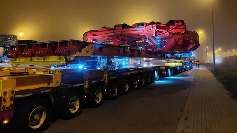 Transport maszyny TBM