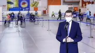 Mateusz Morawiecki na konferencji prasowej