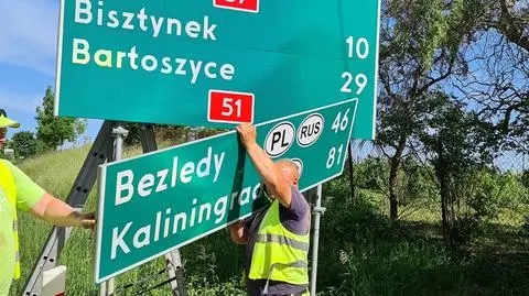 Wymiana znaków z Kaliningrad na Królewiec