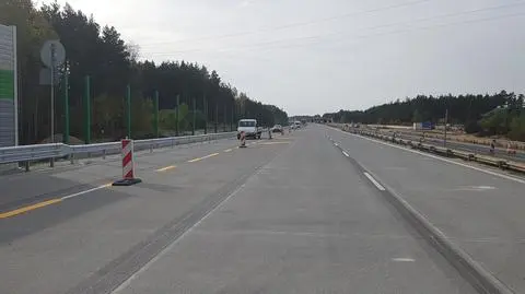 Kilka kilometrów nowej autostrady A1. Pierwsze samochody na trasie
