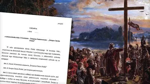 14 kwietnia Świętem Chrztu Polski - projekt posłów