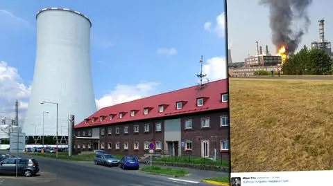 Pożar Unipetrolu. Płonie czeska rafineria Orlenu
