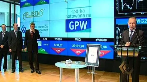 Debiut firmy Aplisens na GPW