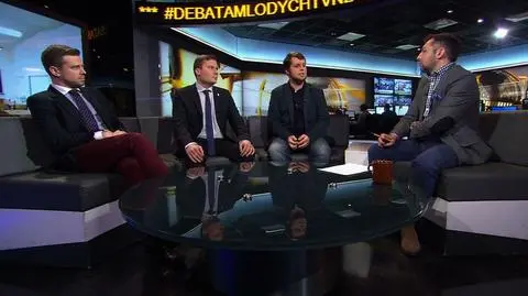 Frankowicze i gimnazja. Debata Młodych w TVN24 BiS