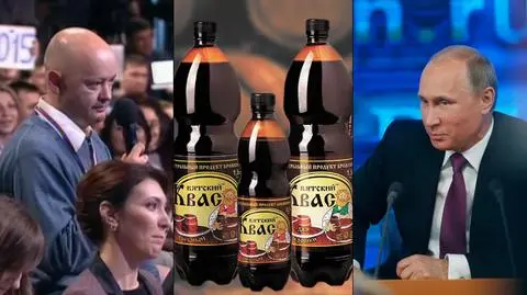 Rosjanin zapytał prezydenta Rosji o kwas chlebowy 