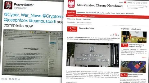 Komunikat MON ws. informacji o ataku hakerów