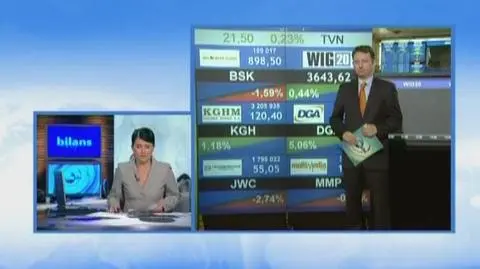 Doniesienia z warszawskiego parkietu