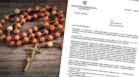 Spółka z udziałem Skarbu Państwa wyprodukowała różańce za reklamy