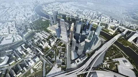 Wizualizacja moskiewskiego wieżowca