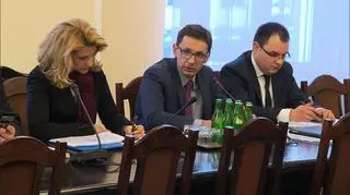 Mikołaj Budzanowski w czwartek na posiedzeniu komisji 