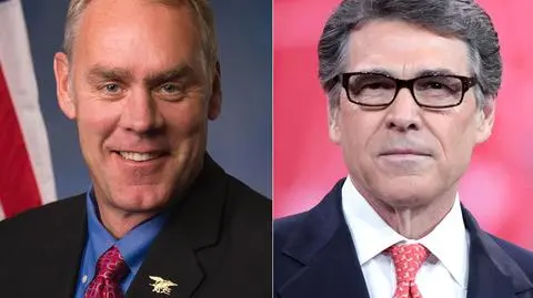 Ryan Zinke i Rick Perry na razie bez nominacji