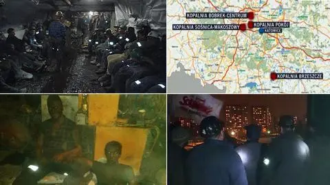 Protest górników wychodzi na powierzchnię