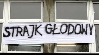 Strajk głodowy w kopalni Zofiówka JSW w Jastrzębiu Zdroju