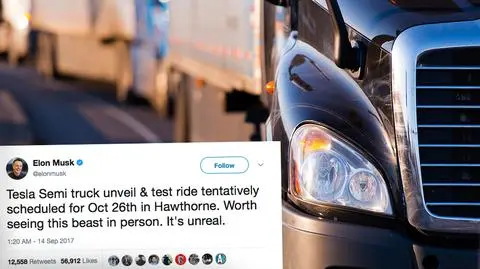Tesla przełożyła premierę elektrycznej półciężarówki na październik